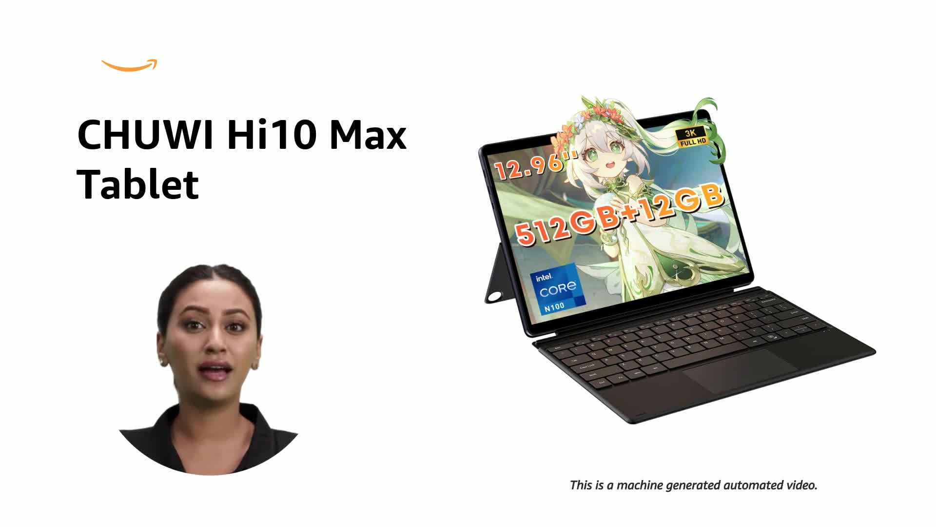 CHUWI 2024 Hi10 Max 2 in 1 Tablet, 12.96